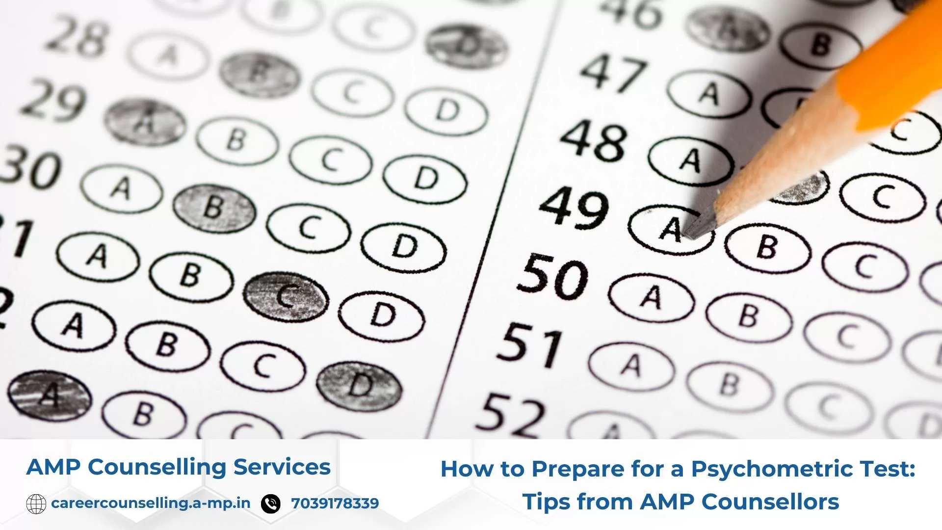 How to Prepare for a Psychometric Test: Tips from AMP Counsellors
